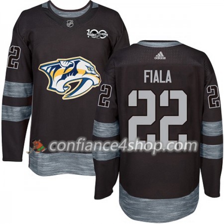 Adidas Maillot de Hockey Nashville Predators Kevin Fiala 22 1917-2017 100th Anniversary Noir Authentic - Homme